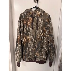 Walls Workwear Mens 2XL Realtree Hardwoods Camo Thermal Lined Hoodie 37502 HW